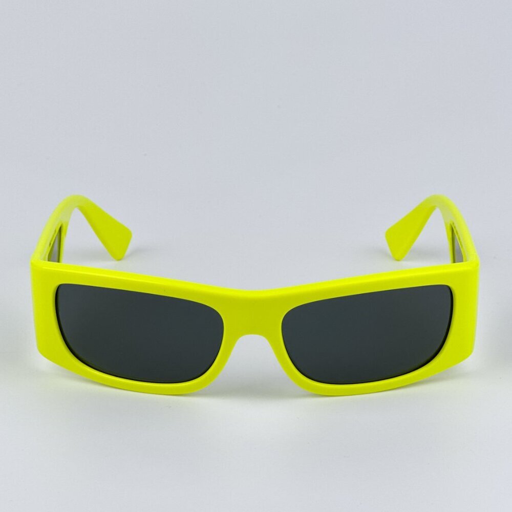 Versace VE4482 544987 BRAND NEW Sunglasses Yellow Fluo Grey Rectangular Unisex